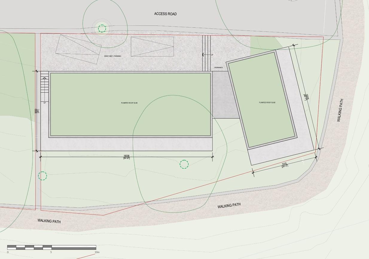 Layout plan — roof