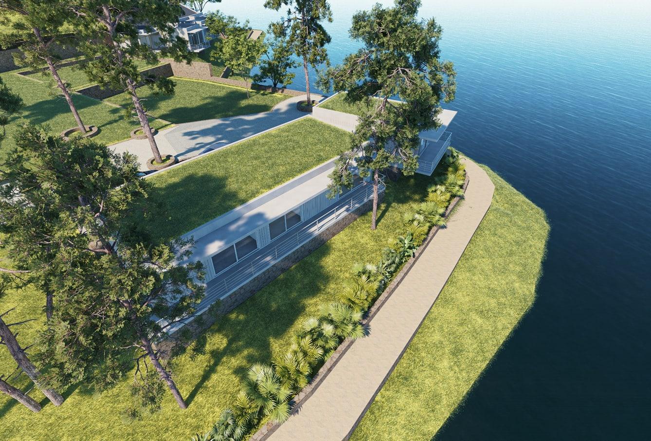 Aerial — the planted roof