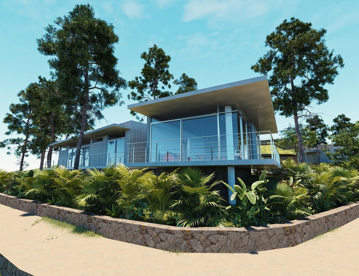 Garden terrace