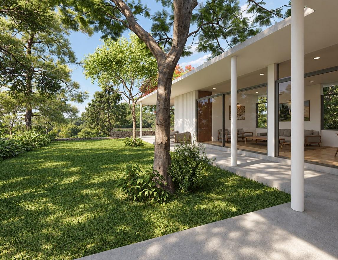 Garden verandah