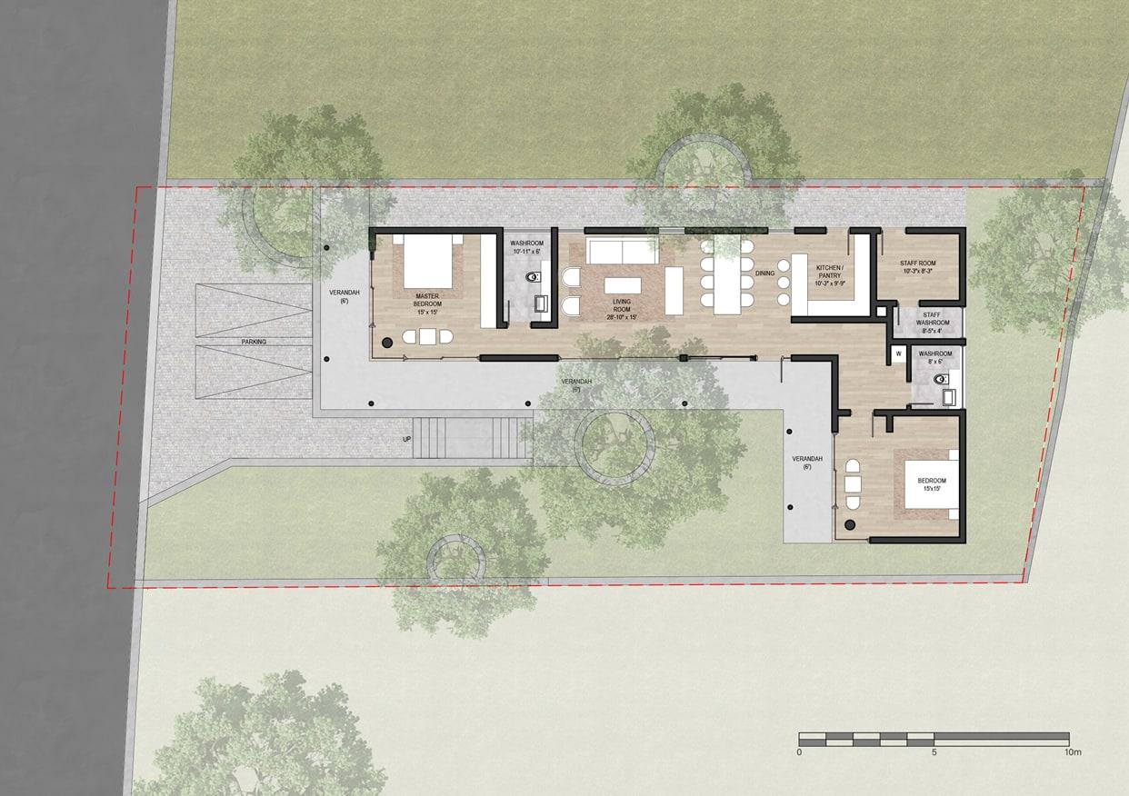 Layout plan — ground floor