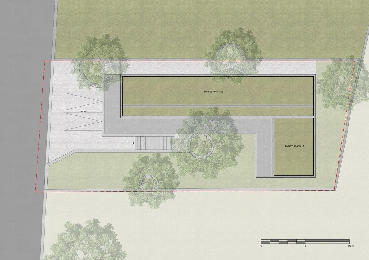 Layout plan — roof