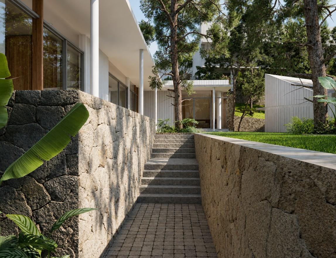 Stone stair