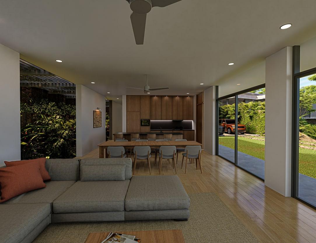 Living and dining