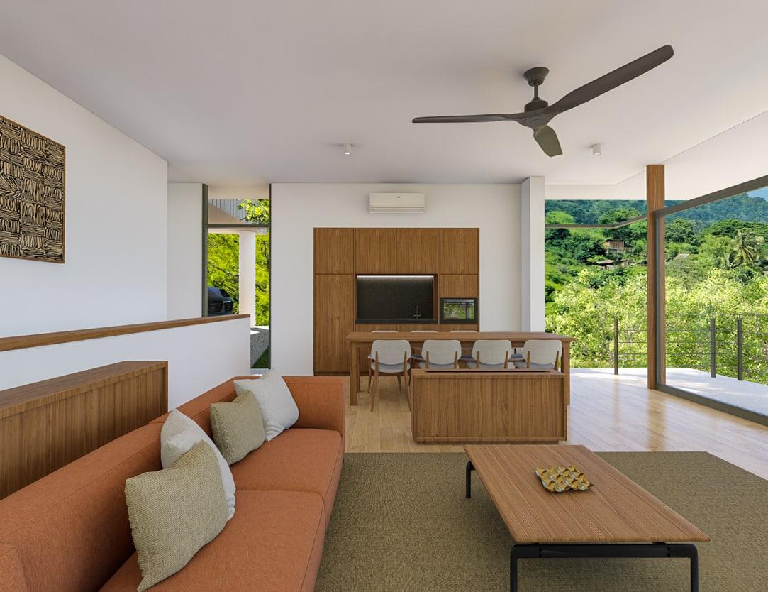 Living and dining